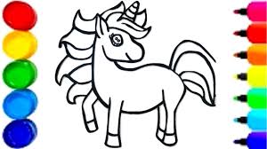 Passa il cursore sopra l'immagine e fai clic sull'icona della stampante. Unicorno Arcobaleno Disegniamo E Coloriamo Imparando Colori Disegna E Colora Con Me Youtube