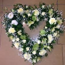 #1 albuquerque florist for fresh flowers! Heart Shaped Funeral Wreath Quality Flowers Killorglin Kerry