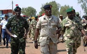 Nigerian air force uniform is highlighted with black cap, white gloves and gold color of epaulets. Police Paramilitary Agencies Banned From Using Camouflage International Centre For Investigative Reporting