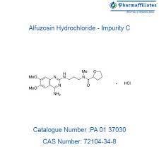 Cas No 72104 34 8 Product Name Alfuzosin Hydrochloride Impurity C Pharmaffiliates Methylation Impurities Molecular