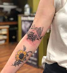 It s when you link pinkies and make a promise. Added Some Flowers To Her Pinky Chaddamnit Tattoos Facebook