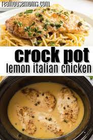 Moderators may remove posts/comments at their discretion. Crock Pot Lemon Italian Chicken Italian Chicken Crockpot Side Dish Recipes Easy Easy Crockpot Chicken