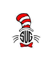 Excited To Share The Latest Addition To My Etsy Shop Cat And The Hat Svg Cat And Hat Monogram Svg Cat And The Hat Monogr Dr Seuss Hat Hat Svg Monogram Hats