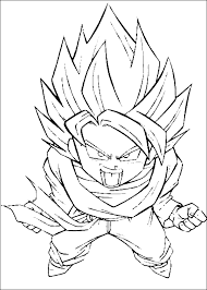 Coloriage vegito ss3 by karoine dragonballz. Drawing 17 From Dragon Ball Z Coloring Page