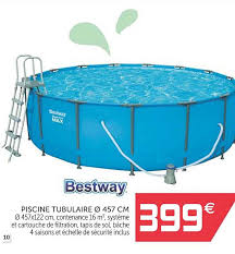 Offre Piscine Tubulaire 457 Cm Bestway Chez Gifi