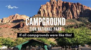 Zion Canyon Campground Rv Park Tour Zion National Park Nov 2018 Youtube