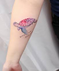 Octopus & turtle chest tattoo. Irreproachable Sea Turtle Foot Tattoo Turtle Tattooes Small Sea Turtle Tattoo Turtle Sister Tattoos Watercolor Turtle