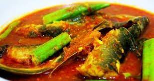 Asam pedas (indonesian and malay: Resepi Asam Pedas Ikan Keli Berlada Hitam