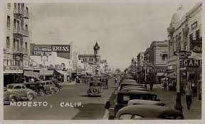 Modesto California In The 1950s - Or Even The 40s Modesto California San Joaquin Valley Places In California