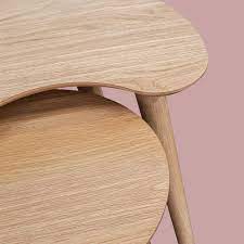 All items are made using oak , in a dark walnut colour. Oslo Nest Of Tables Furniture By Design Fbd