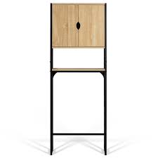 Étagère échelle de style industriel bibliothèque meuble de rangement à 5 niveaux marron 12_0000256. Meuble Etagere Dessus Wc Placard Detroit Design Industriel