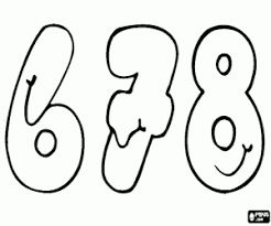Tracing number from 6 to 10. Numbers Coloring Pages Printable Games