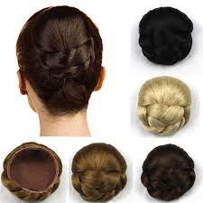 Naturally you can twist this braid instead of braiding it and wear it as twist braid hair piece, too, see last picture for this look. Buy Womens Lady Chignon Synthetic Updo Hairpiece Clip In Hair Bun Extension New At Affordable Prices Free Shipping Real Reviews With Photos Joom