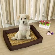 Pet hair can build up and the stainmaster petprotect carpet is created with technology and chemistry that cuts. Pet Dog Cat Heat Resistant Pad Bamboo Carpet Summer Sleeping Bed Walmart Com Walmart Com