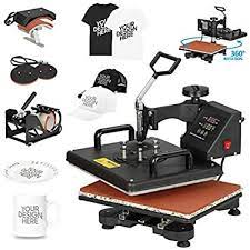Amazon Com F2c 5 In 1 Professional Digital Transfer Sublimation Swing Away 360 Degree Rotation Heat P Heat Press Machine Best Heat Press Machine Press Machine