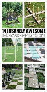 14 Insanely Awesome Backyard Games To Diy Right Now Backyard Games Diy Backyard Backyard
