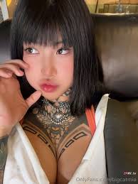 Tattooed internet celebrity Gao Qiaoyoumei [bigcat_mia], big tits, big ass,  first sex video and OF leaked