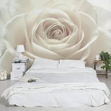Carta da parati murale autoadesiva personalizzata art deco foto di piume adatto per camera da letto soggiorno caffetteria ristorante hotel decorazione murale art. Fotomural Pretty White Rose Mural Apaisado Papel Pintado Fotomurales Murales Pared Papel Para Pared F Carta Da Parati Soggiorno Carta Da Parati Murale