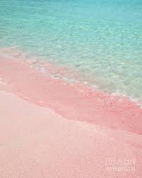 You'll find organic shapes in a darker hue, together with lines and dots in white. Beach Photograph Pink Sand Beach By Delphimages Photo Creations Pink Sand Beach Beach Artist Beach Background