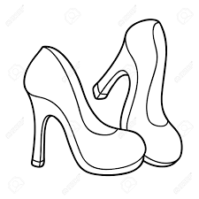 From simple and easy mother's day images to elaborate adult designs, we have all of the best printable high heel shoe coloring pages. Vector Illustration Of Cute Cartoon High Heel Shoes For Children Royalty Free Cliparts Vectors And Stock Illustration Image 69367086