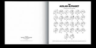 Auslan Manual Alphabet Colouring Book Legendarymedia