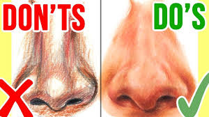 Do S Don Ts How To Draw A Nose With Coloured Pencils Realistic Drawing Tutorial Step By Step Youtub Realistic Drawings Nose Drawing Color Pencil Drawing