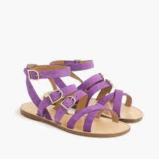 Strappy Buckled Sandals In Suede Luxury Shoes Women Buckle Sandals Womens Sandals