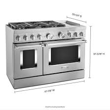 If there is food in the oven, let the oven cool to room temperature and try . Kitchenaid Kfdc558jss Kitchenaid 48 Smart Commercial Style Dual Fuel Range With Griddle Kfdc558jss Uneeda Appliance Co