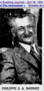 Philippe J A Bazinet (1894-1961)