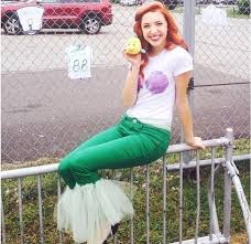 Ariel little mermaid diy costume *no sew and around $20*. Pin On Costums
