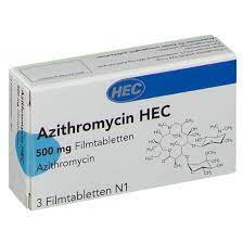 Azithromycin is an antibiotic used to treat many different types of infections caused by bacteria. Azithromycin Hec 500 Mg 3 St Shop Apotheke Com