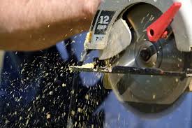 You need to cut metal but a wood cutting blade is installed in the saw or your blade gets dull and don.t give smooth cut put the nut back in place. How To Change Circular Saw Blades Woodworking Skills