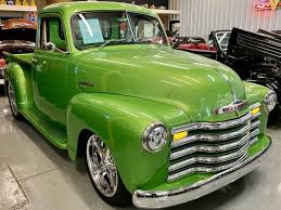 Image result for Chrome Green 1949 Truck
