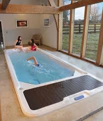 Swim Spas And Exercise Pools Modern By Hot Tub Barn Modern Swim Spa Mini Pool Indoor Swim Spa