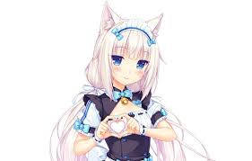 While the majority of the internet chooses to adore cats as is, the anime industry believes it better to combine them with cute humans, turning fantasy into reality. Wallpaper Kawaii Girl Nothing Anime Cat Pretty Asian Cute Japanese Oriental Asiatic Sugoi Visual Novel Uniform Subarashii Bishojo Images For Desktop Section Igry Download