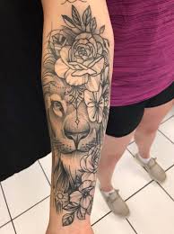 Healed piece by tattooing by Aaron Rickabaugh