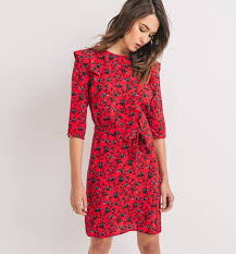 Patterned Dress Multicolour Print Promod Casual Dress Short Dresses Dress Patterns