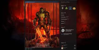 How can he set animated dota 2 hero on steam profile pic? Doom Eternal Animated Steam Artwork Profile By Octavio Arts In 2021 Steam Artwork Steam Profile Animation Artwork