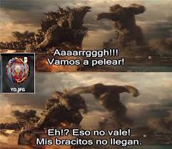The final contenders of a war. Godzilla Vs Kong Meme By Yo Jpg Memedroid