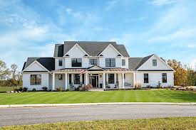 Farmhouse style home plans have been around for many years, mostly in rural areas. Glendale Estates Modern Farmhouse Musser Home Builders