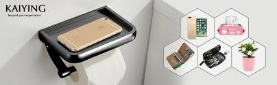 Entre y conozca nuestras increíbles ofertas y promociones. Amazon Com Kaiying Soporte De Papel Higienico Autoadhesivo Con Estante Para Telefono Accesorios De Bano De Aluminio Dispensador De Panuelos De Almacenamiento Montaje En Pared Soporte De Papel Moderno Para Toallas Aluminio Individual