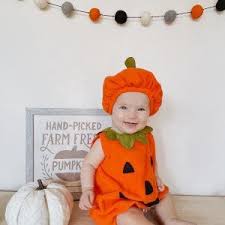 Baby Pumpkin Costume Pottery Barn Kids In 2021 Baby In Pumpkin Baby Pumpkin Costume Pumpkin Costume