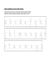 Basic print trace or hollow letters appear on your worksheet. Nelson Handwriting Pdf Fill Online Printable Fillable Blank Pdffiller