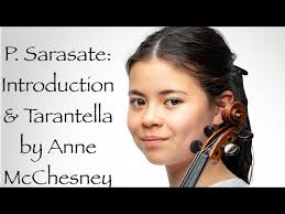 P.Sarasate: Introduction & Tarantella performed by Anne McChesney with  Qatar Philharmonic Orchestra