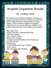 Graphic Organizers Galore Kindergarten Through 2nd Grade