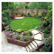 Imagine Being The People Looking Up To The Gardens All Well Designed With Flowers Shrubs Trees Etc Sb Circular Garden Design Sloped Garden Garden Design Layout