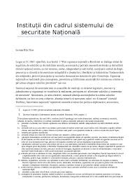 Check spelling or type a new query. Doc InstituÈ›ii Din Cadrul Sistemului De Securitate NaÈ›ionalÄƒ Ella Nica Academia Edu
