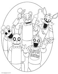 Click the creepy foxy 5 nights at freddy's coloring pages to view printable version or color it online (compatible with ipad and android tablets). Oymm3yg Ig4sbm