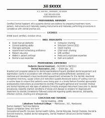Resume objective examples for receptionist dental resume objective. Pediatric Dental Assistant Resume Example Company Name Odenton Maryland