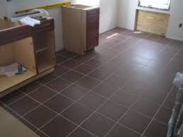 tiling the kitchen floor with ditra